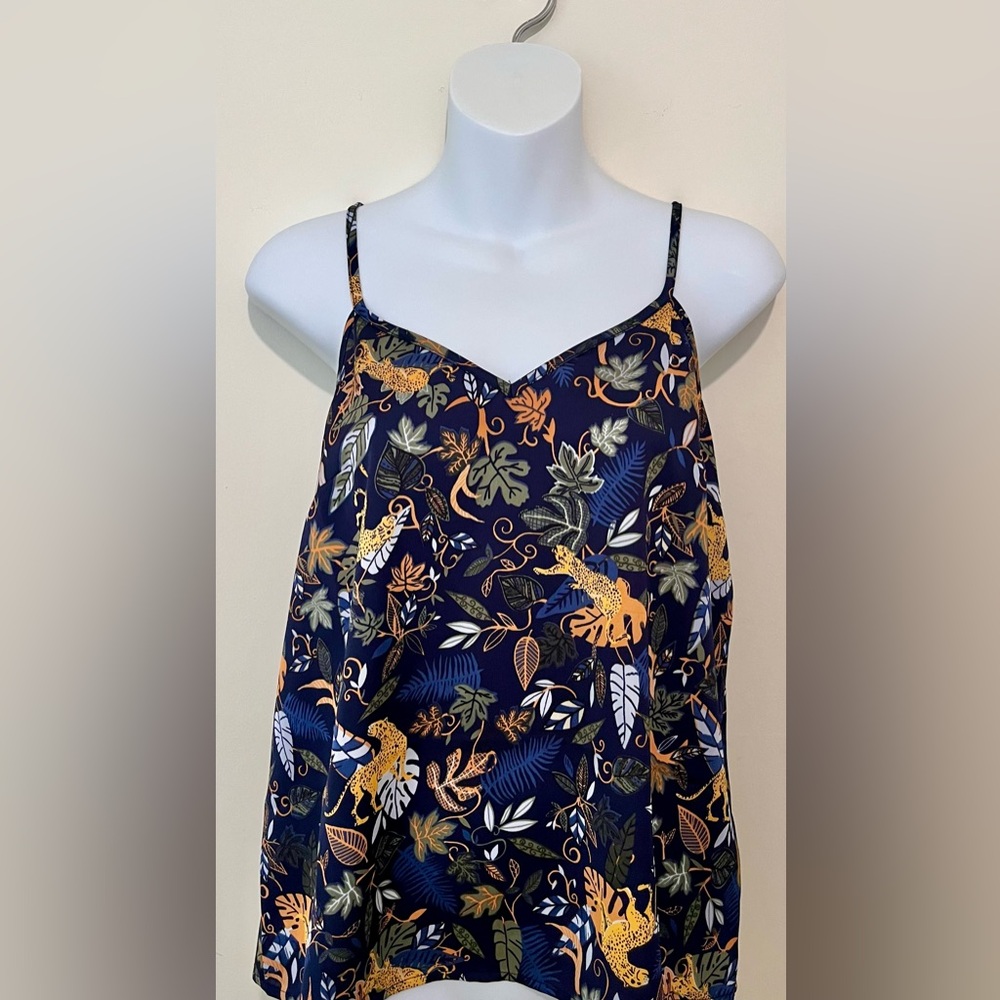 J.Crew Jungle Print Cami Top